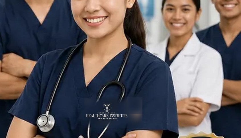 IHI&T Philippines healthcare students in clinical training uniform